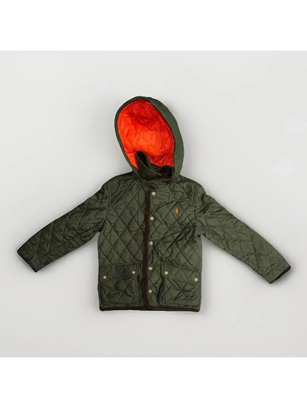 Polo Ralph Lauren Water-Repellent Hooded Barn Jacket - Kids Size 7